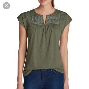 Eddie Bauer Women's Embroidered Top